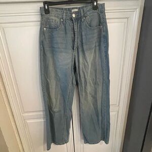 Classic Blue Wide Leg Jeans